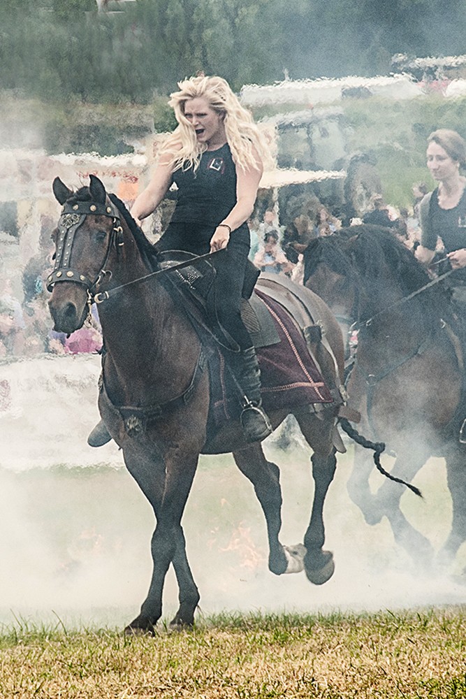 Stunning Stunt Riding Displays